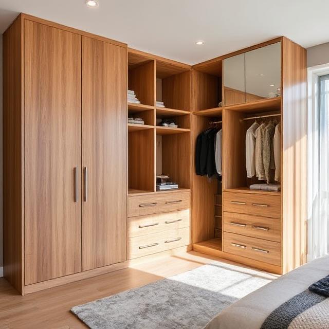 angled wardrobes london