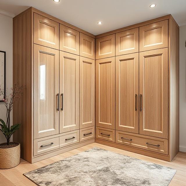 angled wardrobes uk